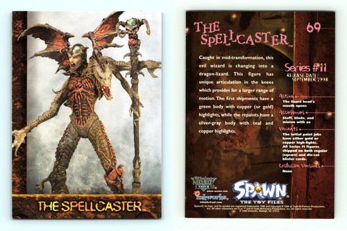 The Spellcaster #69 Spawn The Toy Files 1999 Inkworks Trading Card - Picture 1 of 1