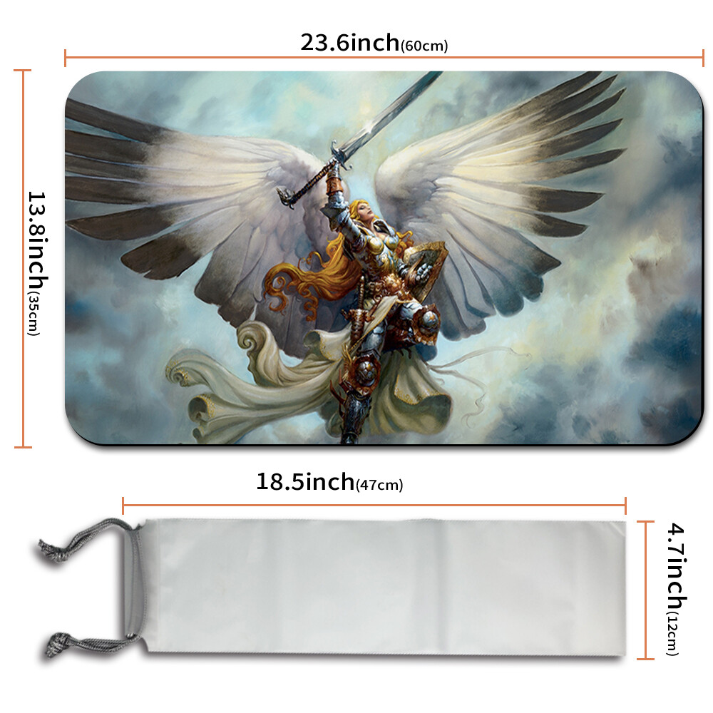 Serra Angel - Magic The Gathering MTG Playmat TCG CCG MTG Playmat