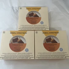 3 boxes Ideal Protein Caramel Peanut bars BB 07/31/26 FREE Ship
