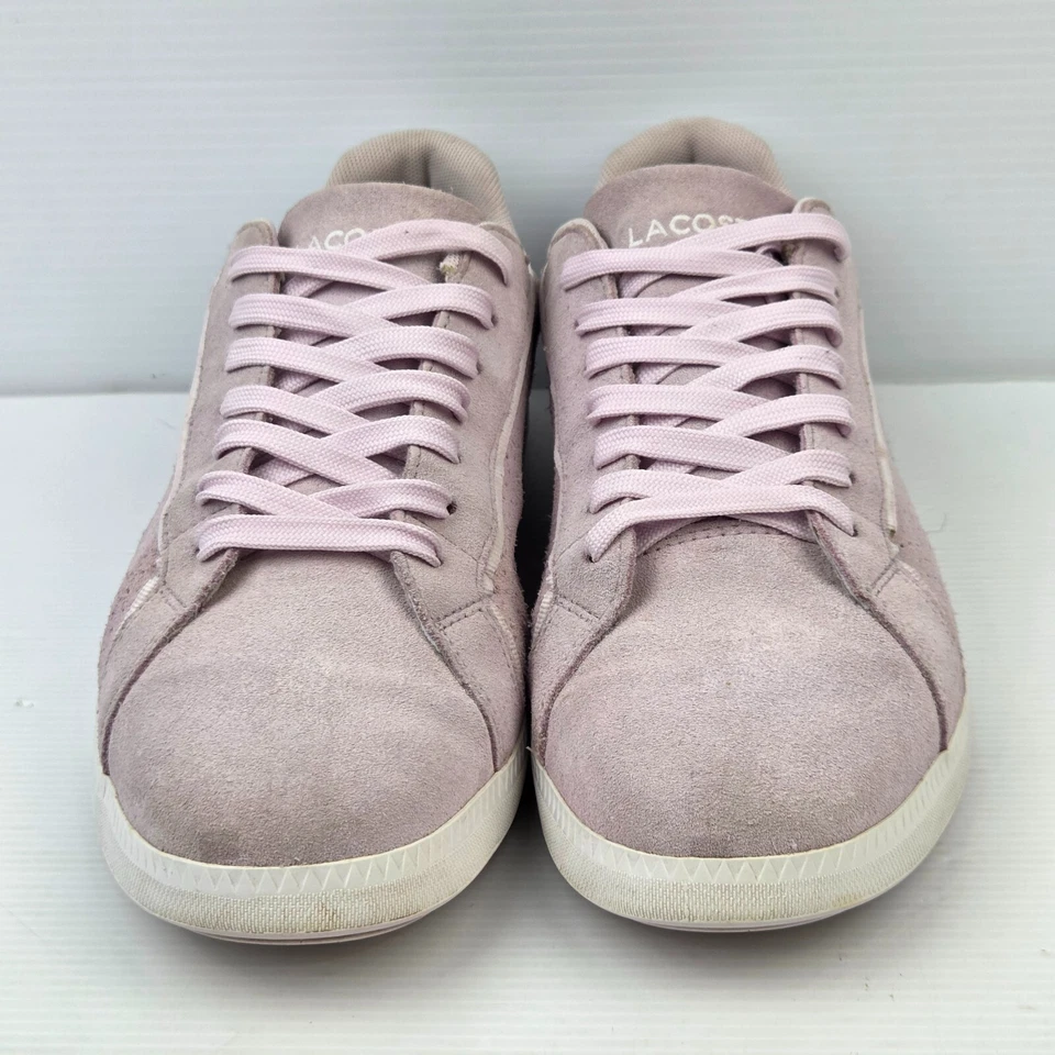 Lacoste Womens Graduate 119 4 Suede Casual Lifestyle Shoes Sneakers Pink US 10 - Image 3 of 4