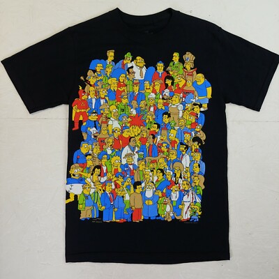 simpsons characters t shirt