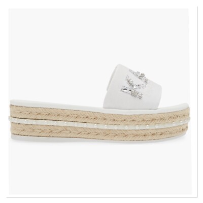Karl Lagerfeld White Sandals Size 11 Cresson Pearl Ankle Strap Sandal | Sandals | Karl Lagerfeld  main image 3