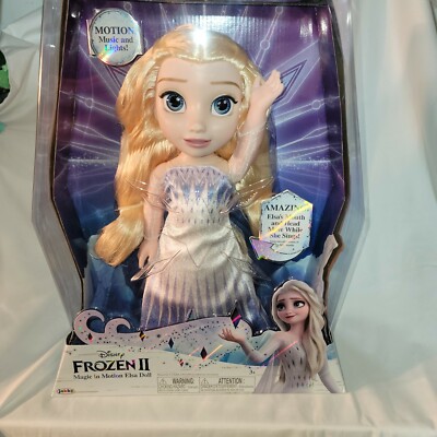 Disney Frozen 2 Magic Motion Queen Elsa Doll sings ''Show Yourself''Kid Toy Figure