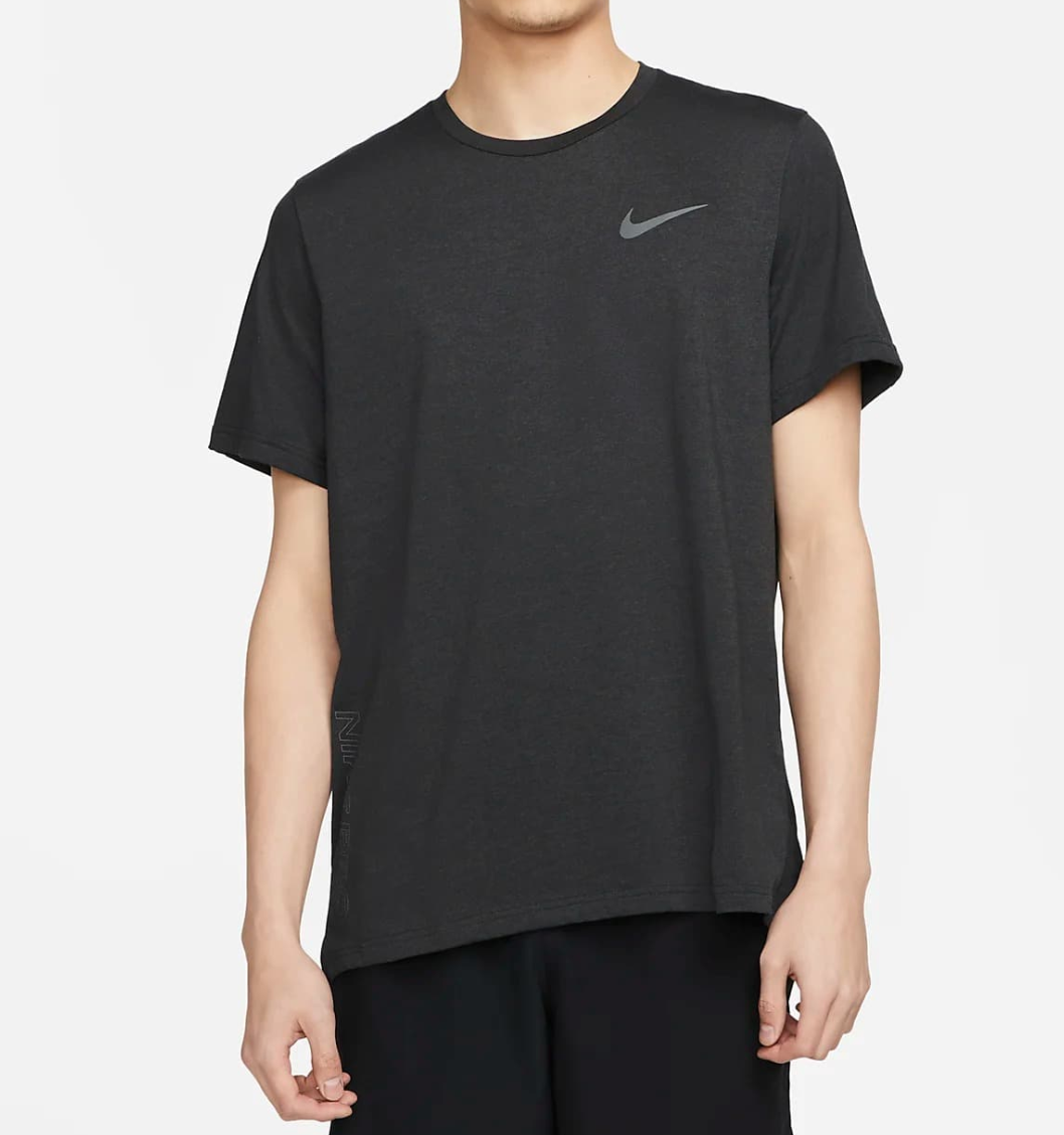 Nike Pro Men Dri-Fit Burnout Training Top Tee DQ4866-010 Charcoal