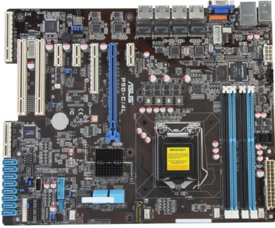 Server Mainboard Asus P9D-C/4L Socket H3 1150 DDR3 ATX Intel C224 14x SATA