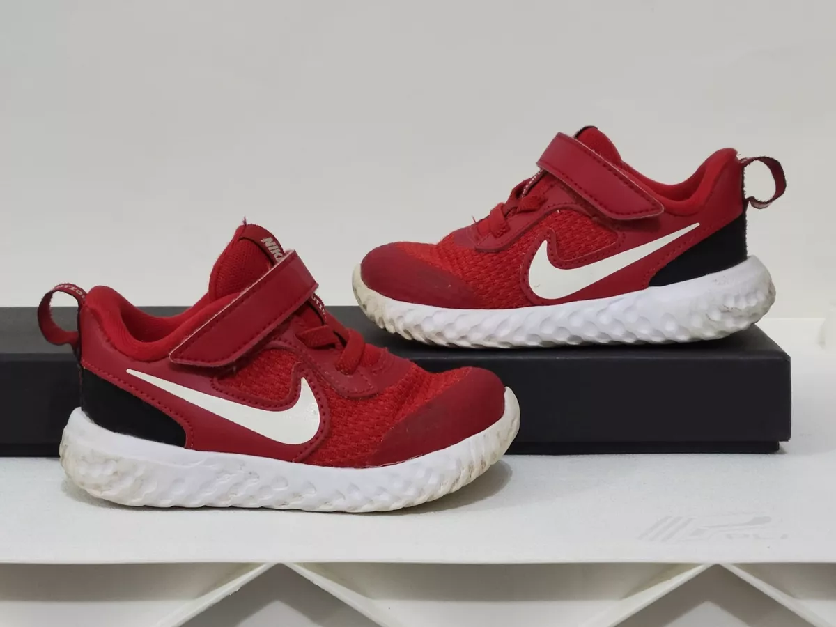 Nike Kids Revolution BQ5673 600 Red Athletic Sneaker Toddler Size 6C