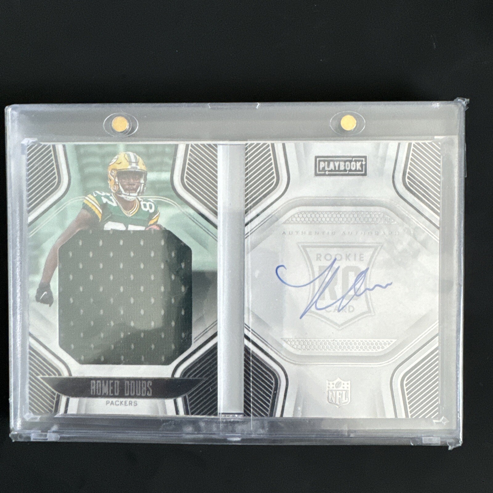2022 Playbook - ROMEO DOUBS - Authentic Autograph - RC Patch - #/299 - PACKERS