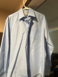 Vintage MERVYN'S Collection CASUAL 70s 80 Button Up MEN 16 1/2 X 34 Wore Once