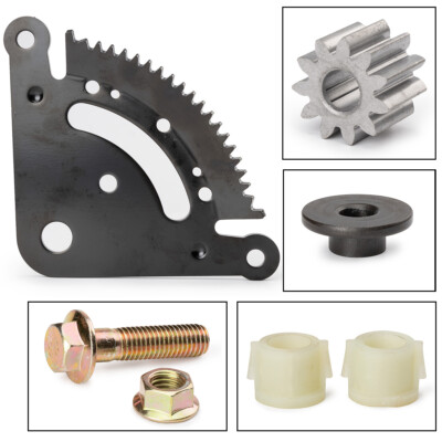Caltric Steering Sector & Pinion Gear Set - Compatible With John Deere D100, LA100, X100 Series Mowers