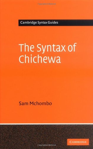 The Syntax of Chichewa (Cambridge Syntax Guides), Mchombo, Sam, Very Good condit
