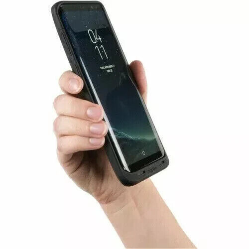 Mophie Wireless Charging Battery Case for Samsung S8+ Juice Pack Slim - BLACK - Picture 7 of 8