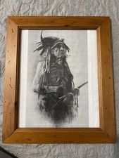 Vintage Wooden Photo Picture Frame Large 