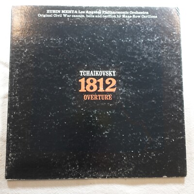Zubin Mehta Tchaikovsky 1812 Overture   Record Album Vinyl LP