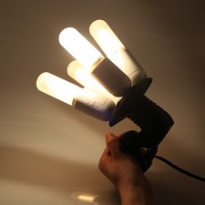 New E27 Base Socket 4in1 Light Lamp Bulb Holder Adapter for Studio Photo Softbox
