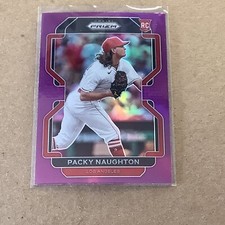 2022 Panini Purple Prizm Packy Naughton RC A-53