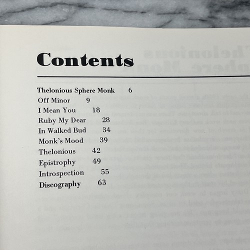 Thelonious Monk - Important Solos and Tunes by Stuart Isacoff Jazz Songbook 1978 - Picture 8 of 14
