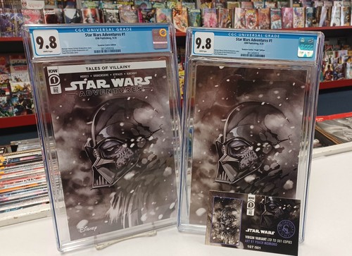 STAR WARS ADVENTURES #1 Peach Momoko Variant Set (2020) CGC 9.8 ~ White Pages