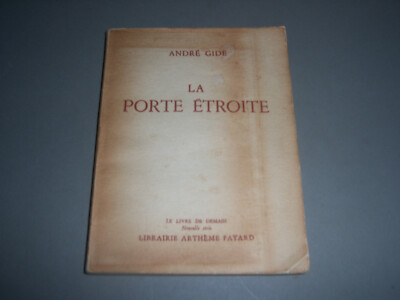 Andre Gide La Porte Etroite 1953 Le Livre De Demain France 8vo SC 
