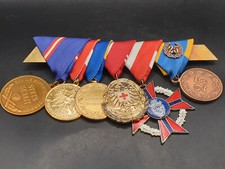 &Ouml;sterreich Austria 6er Ordensspange Ehrenzeichen Kreuz Wehrdienst Bundesheer RAR