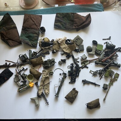 Gi Joe Parts Lot Bulk Miscellaneous