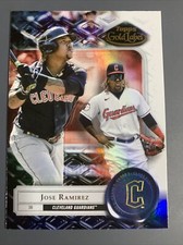 2022 Topps Gold Label Base Class 3 #55 Jose Ramirez - Cleveland Guardians