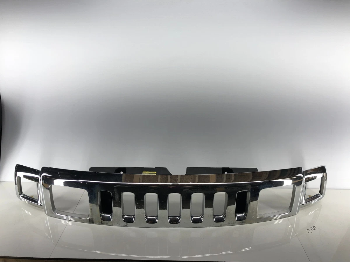 06-10 HUMMER H3 FRONT BUMPER UPPER RADIATOR GRILLE GRILL CHROME 