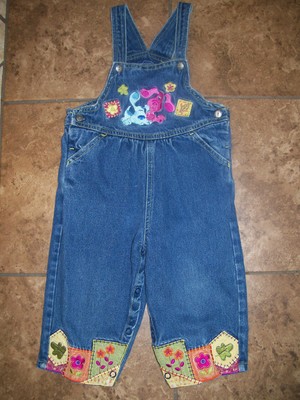 baby girl blue jean overalls