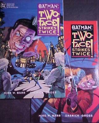 BATMAN: TWO-FACE STRIKES TWICE! #'s 1+2! NM 1993 DC COMICS