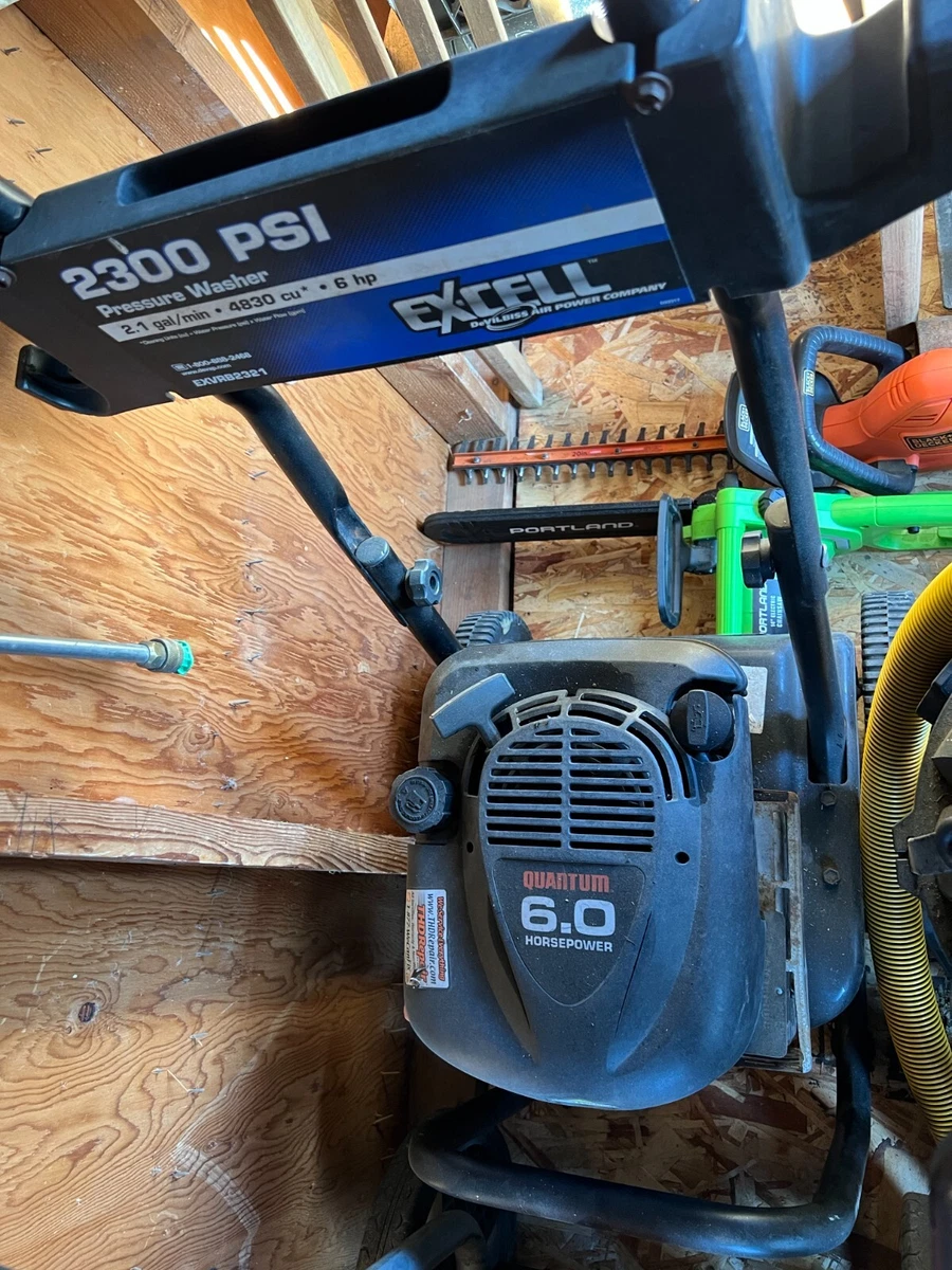 Ex cell pressure washer 2024 2100 psi 6 hp