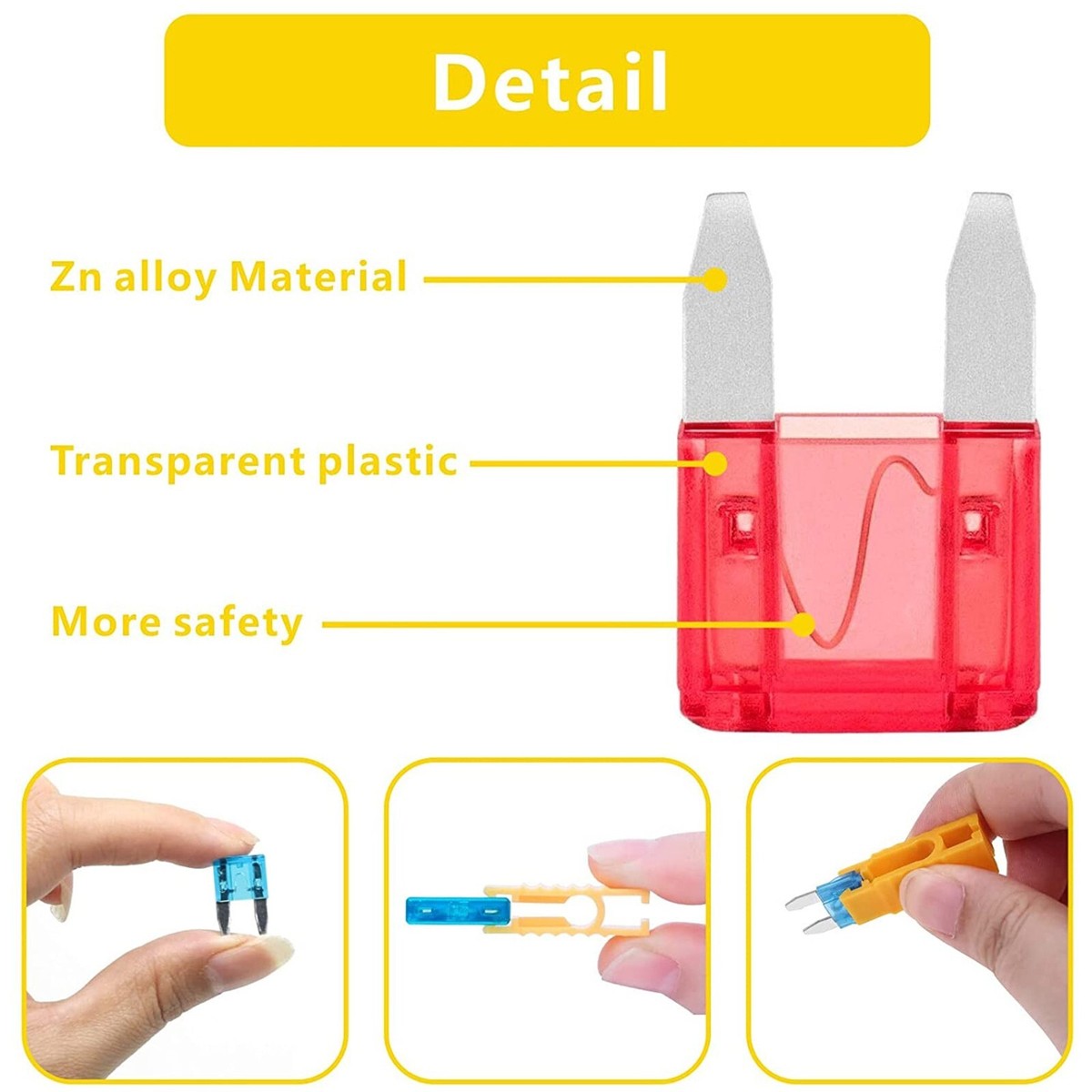 120-Piece Mini Blade Fuse Assortment Kit - 5A To 30A, For Car, Truck, Motorcycle