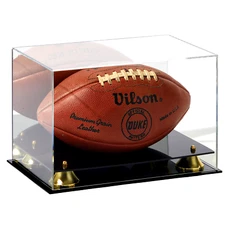 PENNZONI Football Display Case, Clear Acrylic Autographed Football Case
