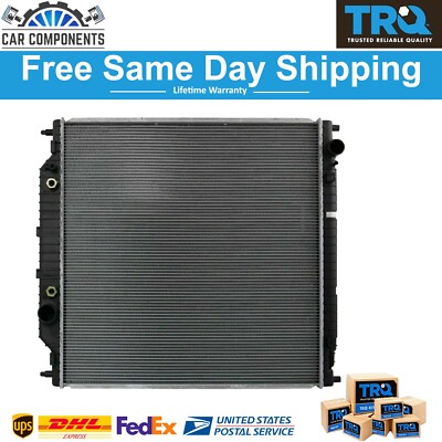 TRQ New Radiator For 2003-2005 Ford Super Duty Pickup Truck V8 Turbo Diesel