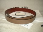 100% AUTHENTIC NEW MEN GUCCI REVERSIBLE BROWN/TAN  BELT US 34/85 — photo 7