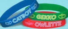 PJ MASKS RUBBER BRACELETS 6 Birthday Party Supplies Favors Silicone Disney