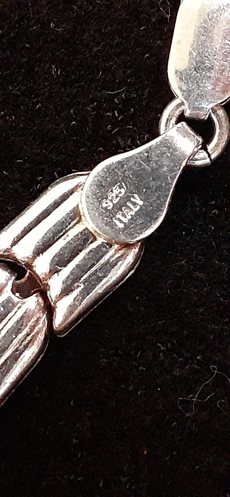 SOLID SILVER 925 STERLING CHAIN, BRACELET NECKLACE - image 9