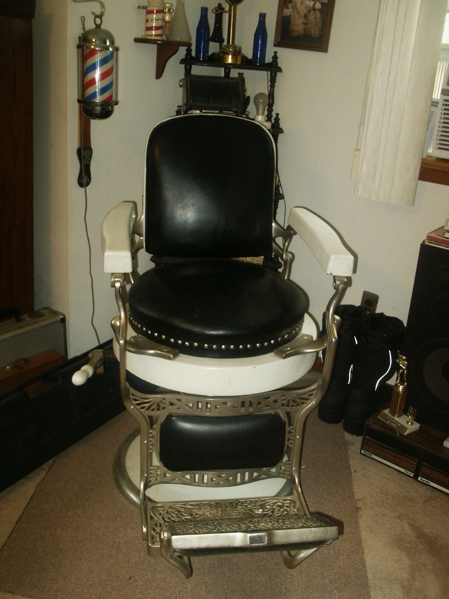 Barber Chair Antique Koken 1920's Barber Chair