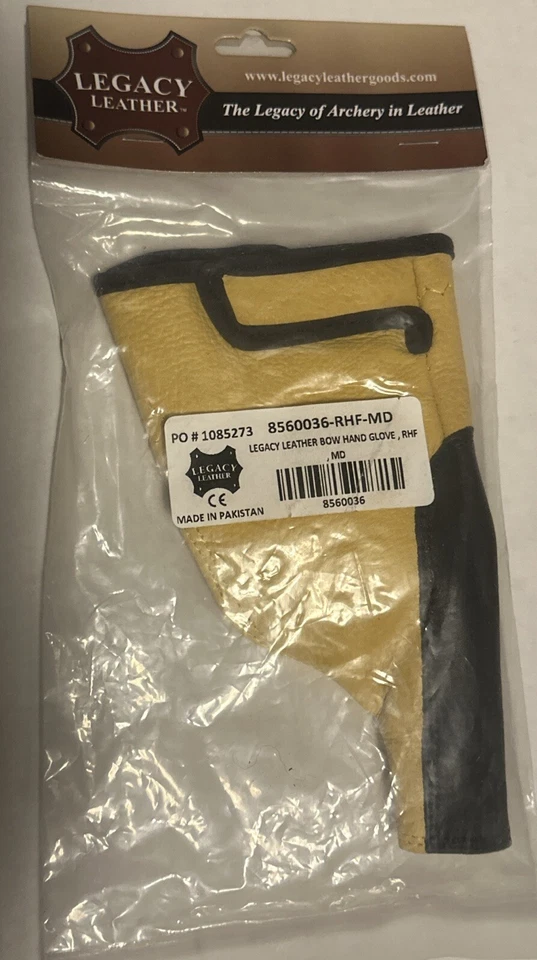 Legacy Leather Archery Full Hand Protector Medium LH Shooter - Image 3 of 4