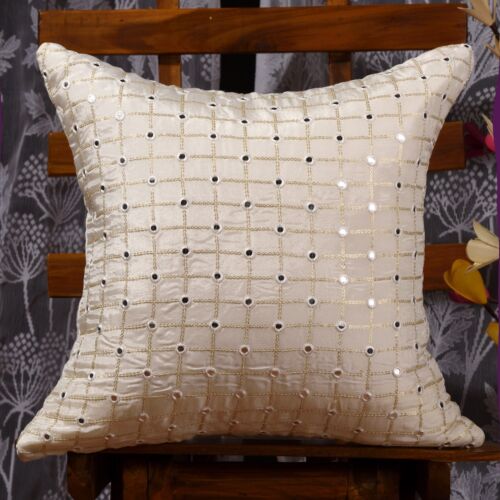 decorative pillows for sofa embroidered pillow cover silk designer throw pillows - Picture 2 of 9