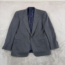 Vintage Jhane Barnes Spoort Coat Blazer Jacket 42R Multi Geometric Wool USA Made