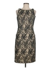 Chaps Women Black Cocktail Dress 6