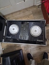 Numark NS7 Motorized DJ Controller + Flight Case Powers On Platters Spin Serato