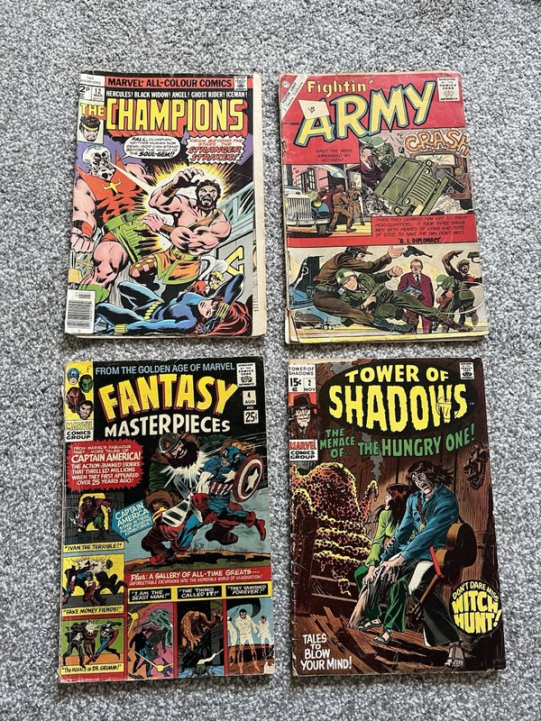 Comic Book Bundle x4. Marvel Comics