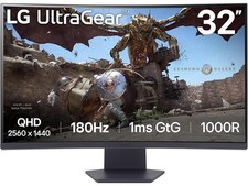 LG UltraGear 32 inch QHD 2K 1440P 180Hz with AMD FreeSync Adaptive Sync 1ms