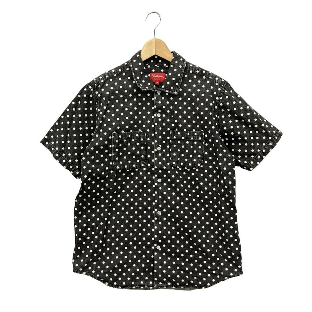 Chemise en denim à manches courtes Supreme à pois homme M 1a0bfe8ce881215ea63b84a5d77ac7bd