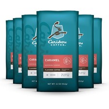 Caribou Coffee, Medium Roast Ground Coffee, 100 Arabica Coffee - Caramel Flav