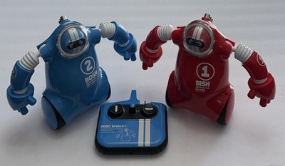 FAO SCHWARZ Robo Rage RC Robots Boxers Battle Bots - Bish vs Bosh
