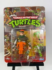 VTG 1989 TMNT Rat King  Action Figure Playmates Toys NMOC 10 Back  UNPUNCHED