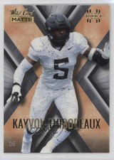 2022 Wild Card MATTE X-Plode White - Orange X Kayvon Thibodeaux Rookie RC 0s2w. rookie card picture