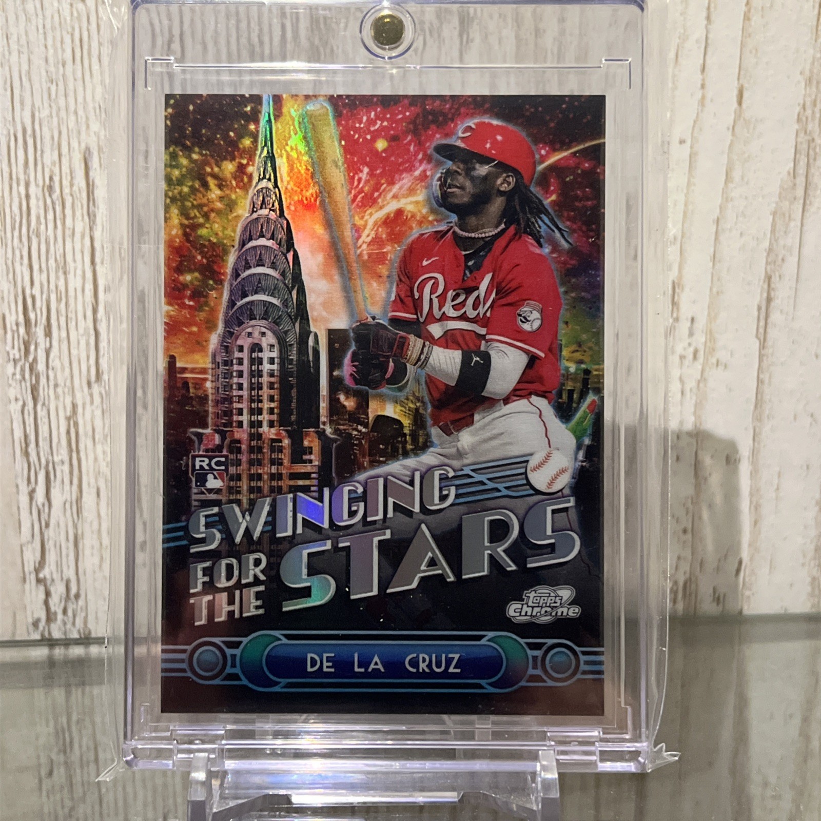 2024 Topps Chrome - Swinging for the Stars Elly De La Cruz #STS-5 (RC)