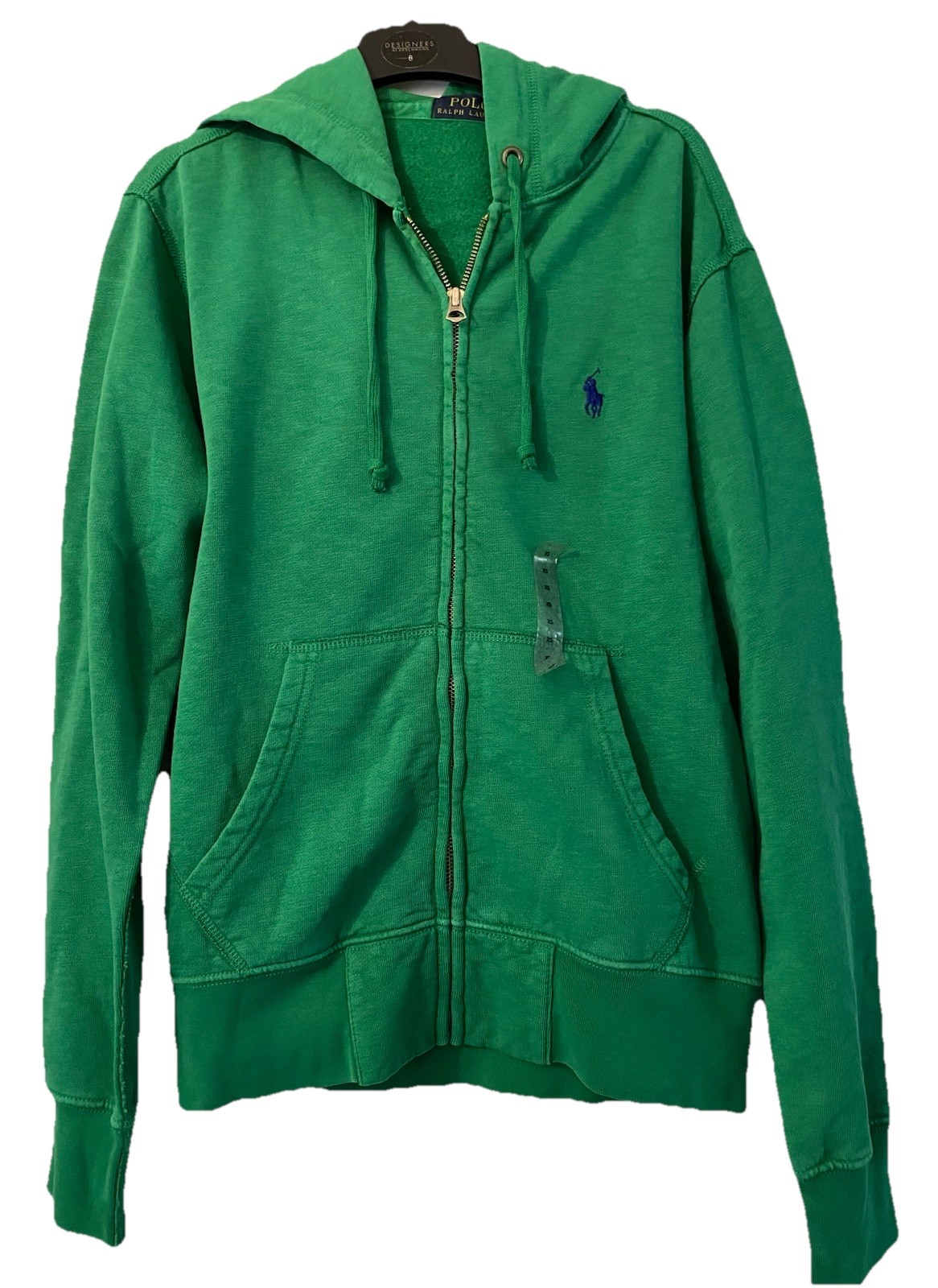 Ralph Lauren Green Hoodie Zip Up RRP £125 Men’s XS